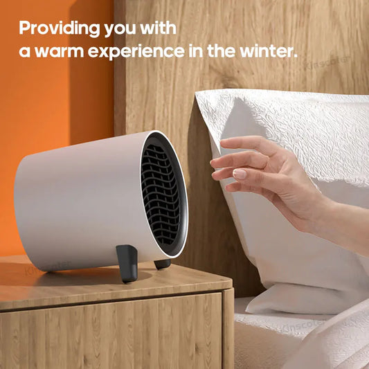 600W Mini Heater - Compact Electric PTC Ceramic Heater for Home & Small Bathrooms