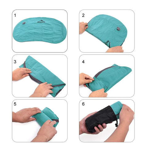 Widesea Portable Inflatable Pillow - Compact Camping Air Cushion for Outdoor Comfort