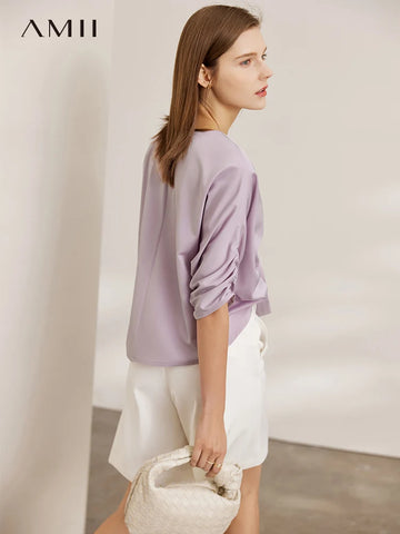 AMII Minimalism Shirts for Women 2024