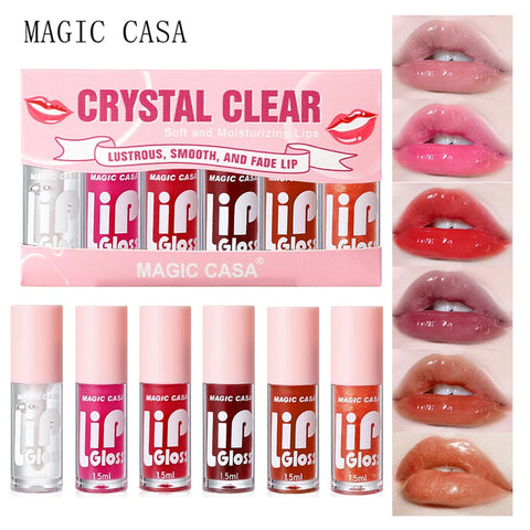 MAGIC CASA 6pcs/set Hydrating Jelly Lip Oil