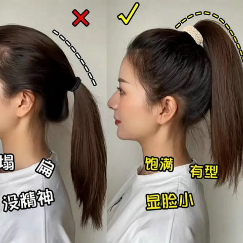 High Elasticity Solid Color Hair Bands for Women and Girls - 1-10PCS