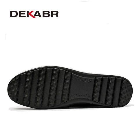 DEKABR Grote maten heren loafers - Handgemaakte leren instappers