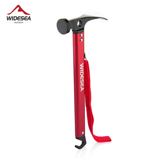 Widesea Camping Hammer - Stainless Steel Copper Outdoor Tent Peg Stake Mallet with Stake Puller