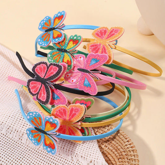 4 Styles Butterfly Hair Band for Girls – Colorful and Charming Hair Accessories for Kids
