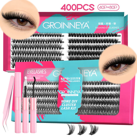 GROINNEYA DIY Lash Clusters Set
