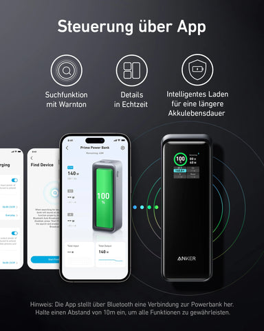 Anker Prime 27650mAh Power Bank – 250W 3-Port Travel Charger