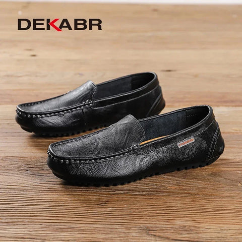 DEKABR Heren Loafers van Echt Leer - Casual &amp; Comfortabel