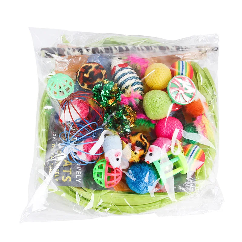 Kitten Toys Variety Pack - Engaging Pet Cat Toys Combination Set for Endless Fun