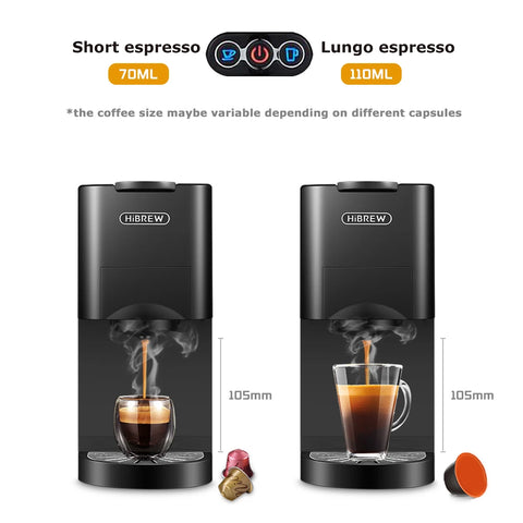 HiBREW 5in1 Coffee Machine - Multiple Capsule Espresso Maker