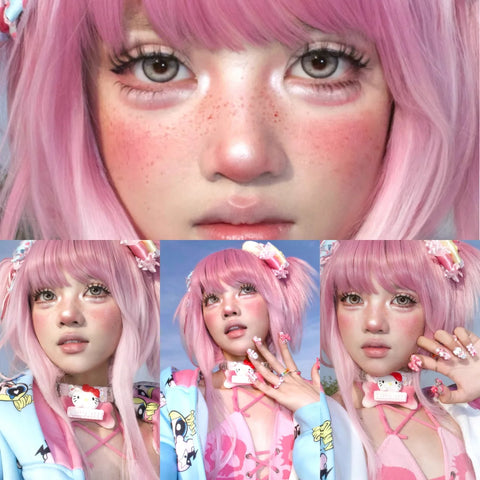 Ashley Wig for Women - Straight Lolita Cute Braided Y2K Cosplay