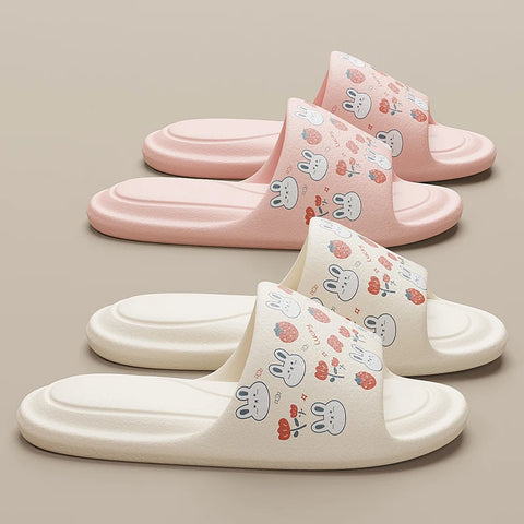 Cartoon opvouwbare pantoffels voor dames en meisjes 
