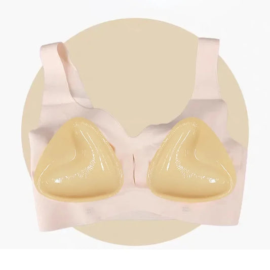 Solid Self Adhesive Bra Inserts - Reusable Push Up Breast Lift Padding