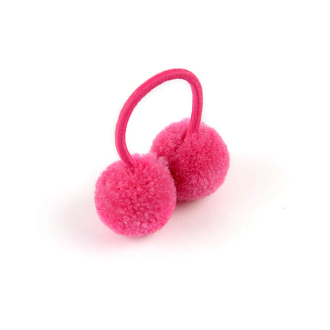 14 stuks kleine, stevige dubbele haarballen, handgemaakte haarbanden voor kinderen 