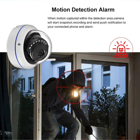 Gadinan Vandal-proof 5MP Wifi Fisheye Camera