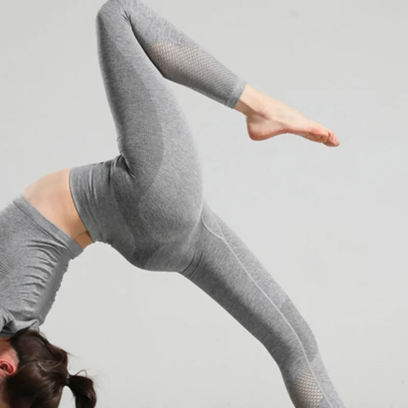 Nepoagym High Waist Tummy Control Yoga Pants for Women