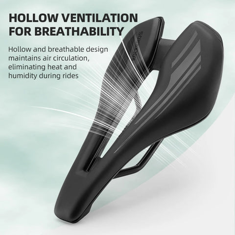ROCKBROS Ultralight Hollow Comfortable Bicycle Saddle for MTB and Road Cycling