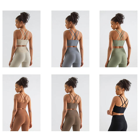 SOISOU Nieuwe Nylon Top Dames Sportbeha