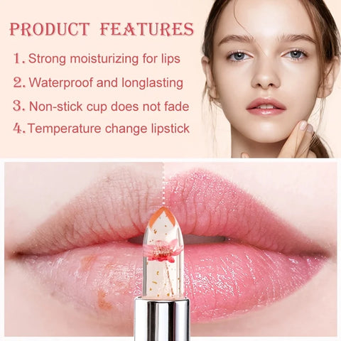 Flower Jelly Lipstick Set - Color Changing Moisturizer