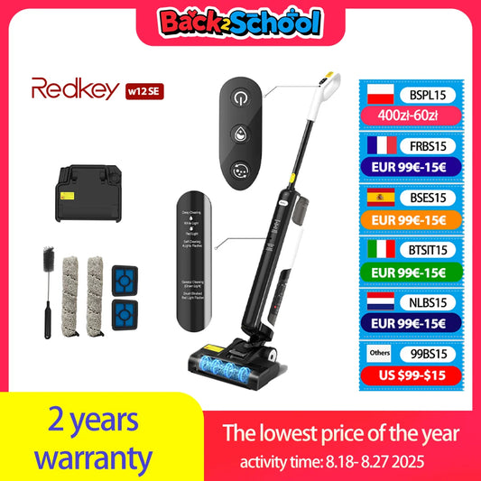 Redkey W12 SE Wireless Wet Dry Vacuum Cleaner