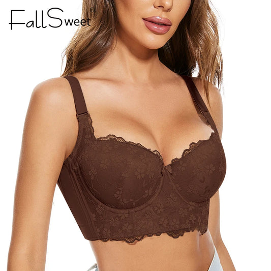 FallSweet Push Up Bra - Longline Bralette