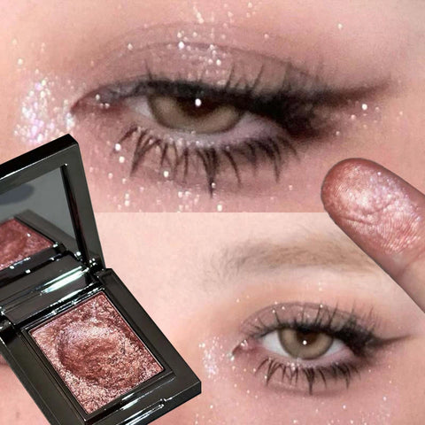 Metallic Glitter Eyeshadow Cream - Ice Purple Pearlescent Palette