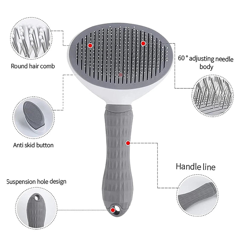 Special Combing Brush for Long-Haired Dogs