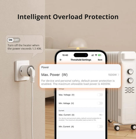 SONOFF S60ZB Zigbee Smart Plug with Energy Monitoring