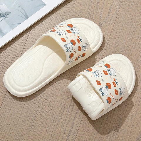 Cartoon opvouwbare pantoffels voor dames en meisjes 
