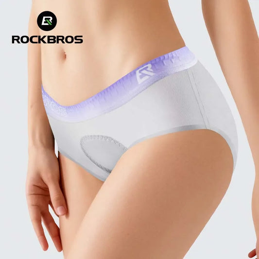 ROCKBROS Women's Padded Cycling Underwear - Comfortable MTB Bicycle Shorts