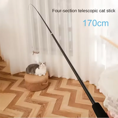 Four Section Telescopic Cat Stick 1.8m Super Long Carbon Fiber Fishing Rod