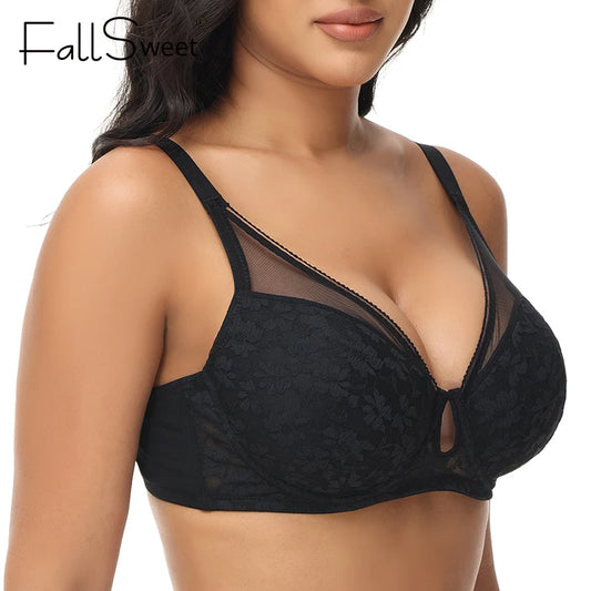 FallSweet Plus Size Push Up Bra for Women