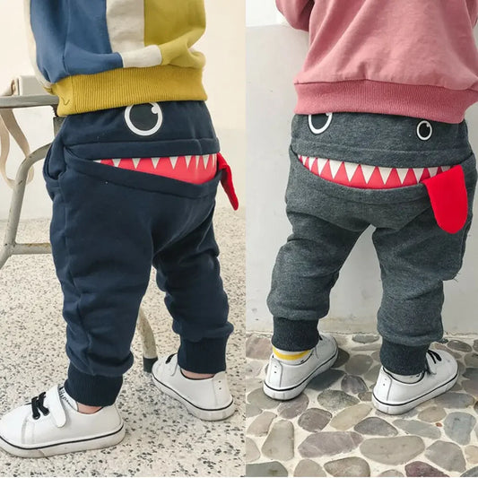 Cute Big Mouth Monster Trousers for Toddlers