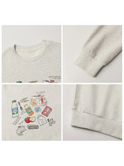 Chic Ven Women Cartoon Printed Sweatshirt