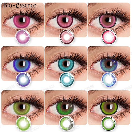 Bio-essence Colorcon Colored Contact Lenses - Pink Anime Cosplay