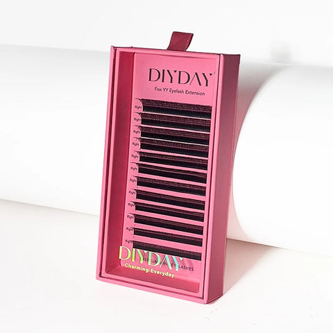DIYDAY YY Fox Eyelash Extensions - Three Layers Y Shaped Premade Lashes
