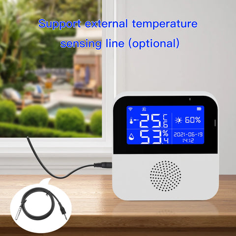Tuya WiFi Temperature Humidity Sensor for Smart Home