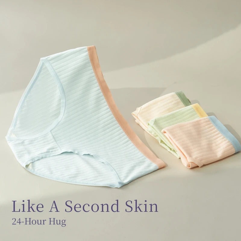 SUJIIN Women's Cotton Underwear - 3 Pack