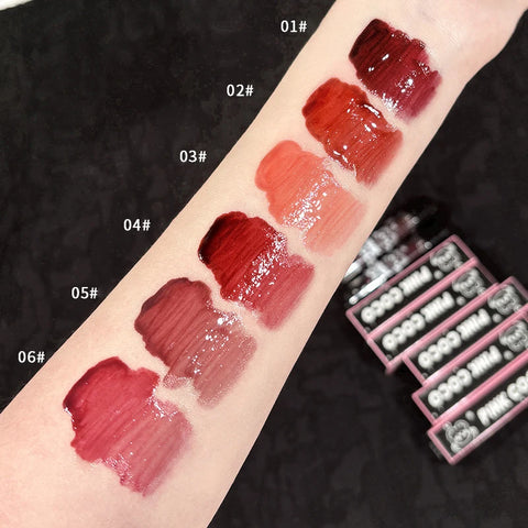 Punk Juice Red Lipgloss - Waterproof Black Mirror Glass Lip Glaze