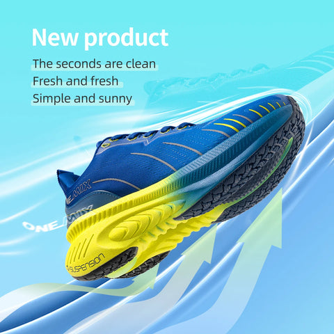 ONEMIX Ultra-Light Men's Running Shoes for Outdoor Fitness - Anti-skid Cushioning Support Sneakers