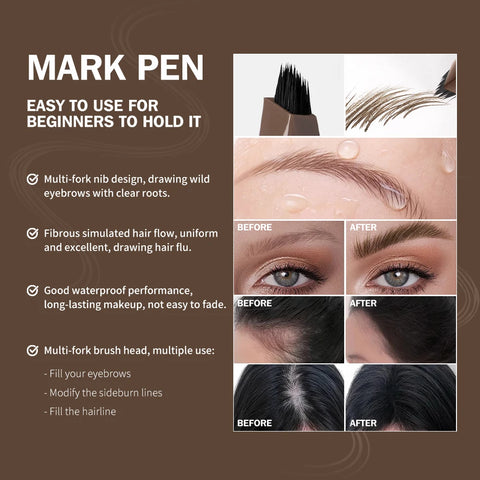 Langdurige 4D wenkbrauwpen