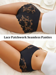 Luxury Lace Patchwork Seamless Women’s Underwear