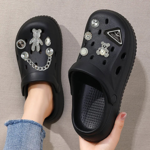 QYCKABY Minimalistische klompen sandalen voor mannen en vrouwen