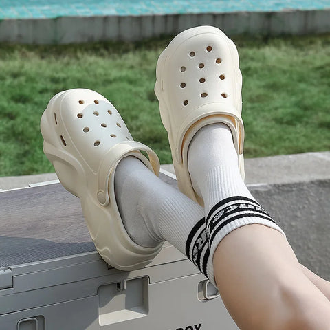 Dikke sandalen voor dames - Luxe outdoorklompen