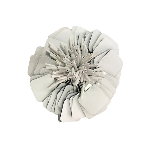 20/100p 5x5cm TENS EMS Nerve Muscle Stimulator Gel Electrode Pads with 2mm Plug