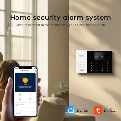 PGST Residential Tuya Smart GSM WiFi Alarm System