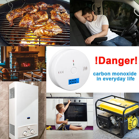 TAIBOAN High Sensitive CO Alarm Detector 85dB