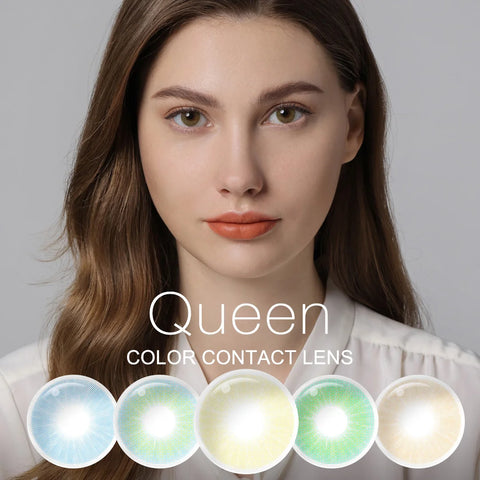 Mgaister Queen Prescription Color Contact Lenses - 1 Pair