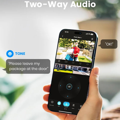 AOSU 3MP draadloze zonne-wifi-beveiligingscamera