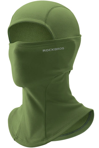 ROCKBROS Winterfietsmasker - Fleece thermisch winddicht gezichtsmasker voor skiën en buitensporten