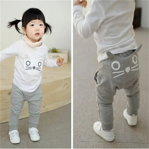 Cute Big Mouth Monster Trousers for Toddlers